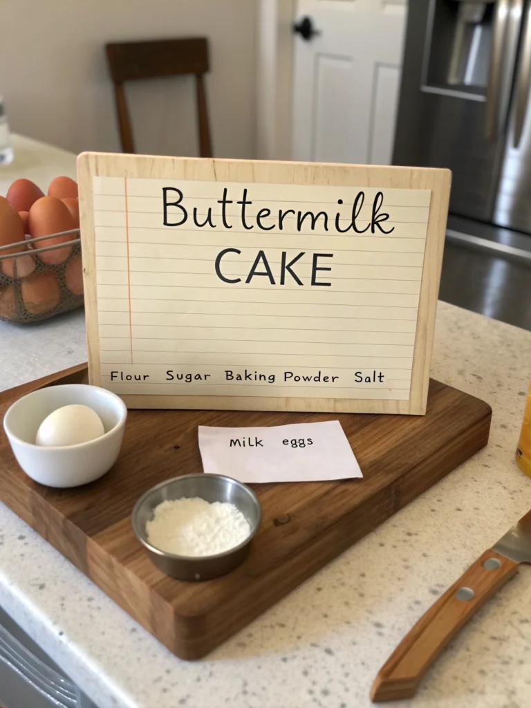 buttermilk cake recipe