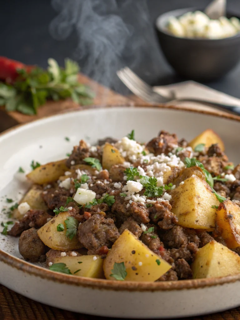 ground beef and potato recipes