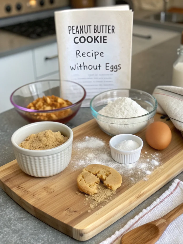 peanut butter cookie recipe no eggs