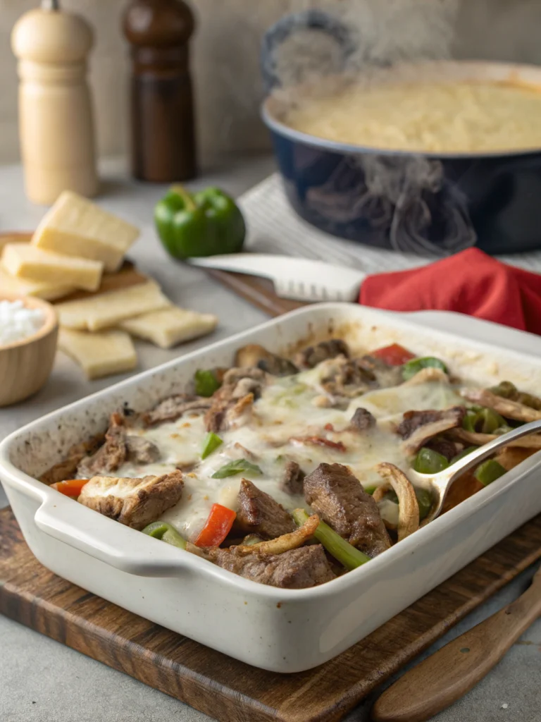 philly steak casserole recipe