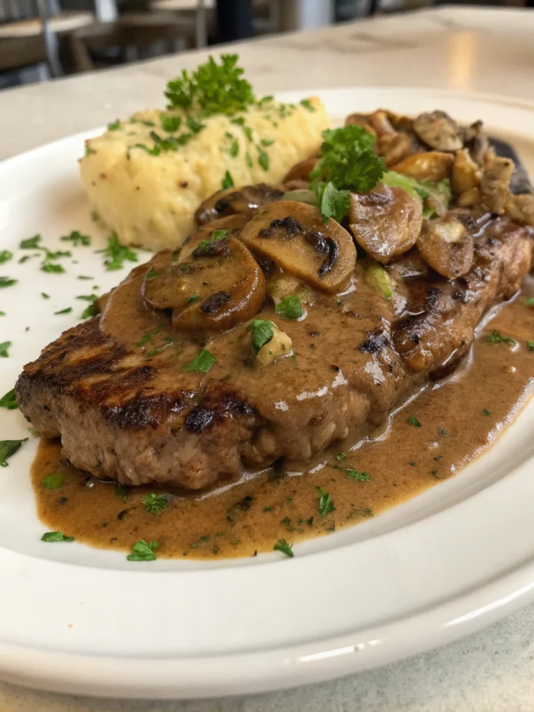 smothered steak recipe