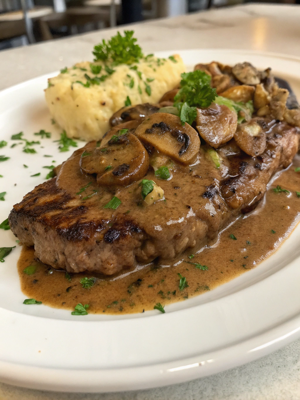 smothered steak recipe