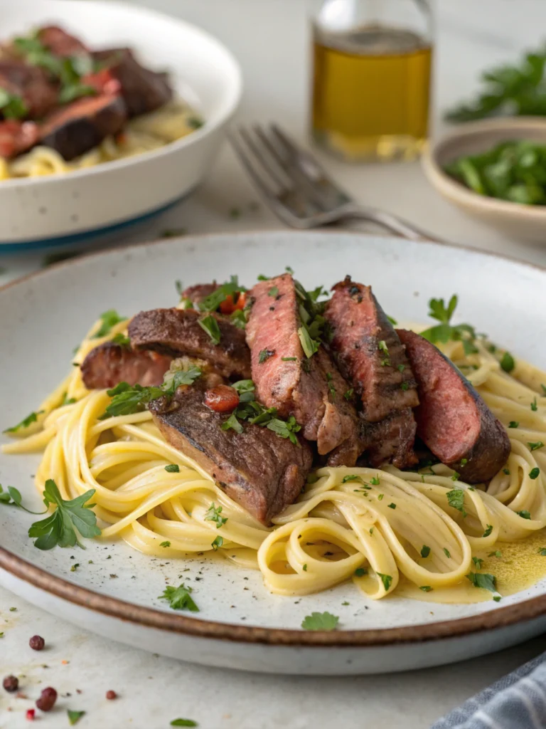 steak pasta recipes
