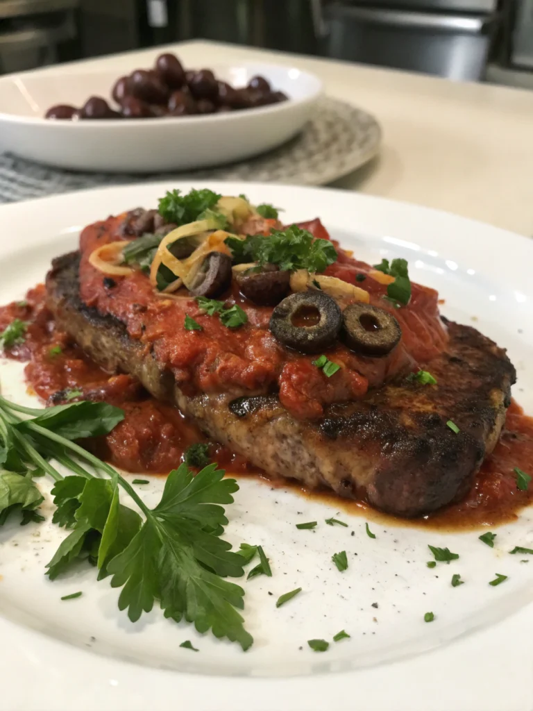 steak pizzaiola recipe