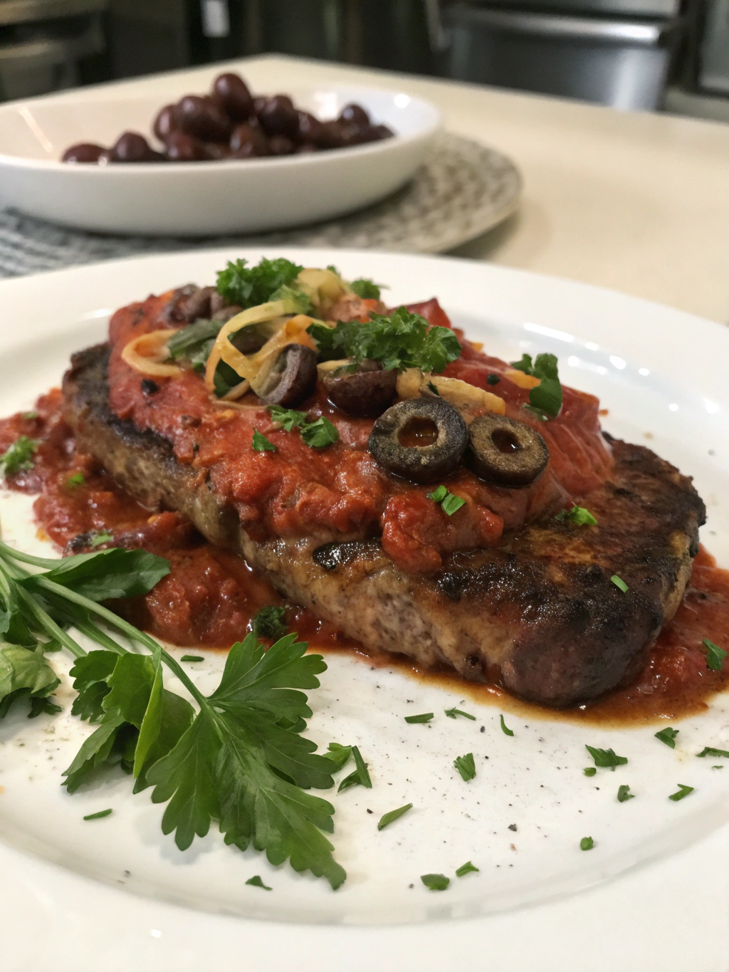 steak pizzaiola recipe