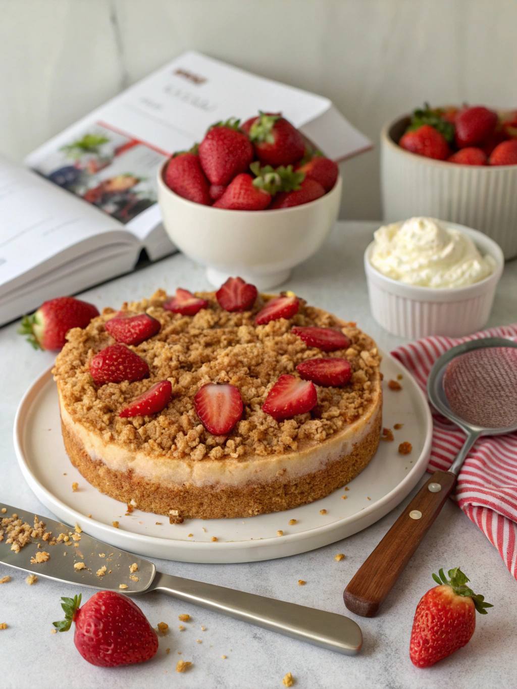 strawberry crunch cake recipe