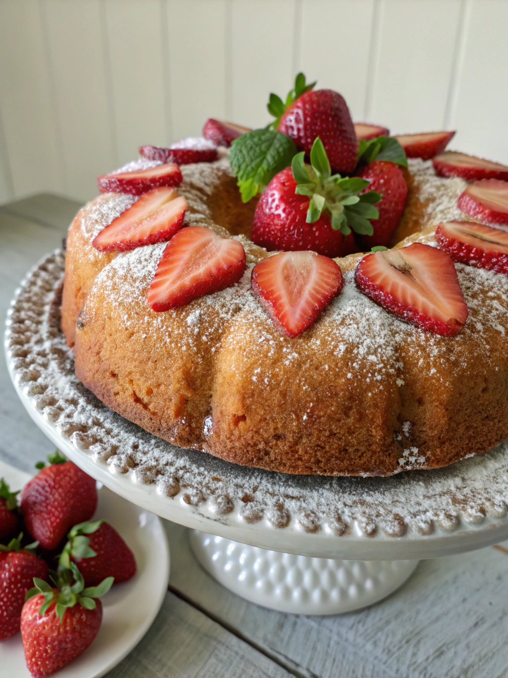 strawberry pound cake recipe