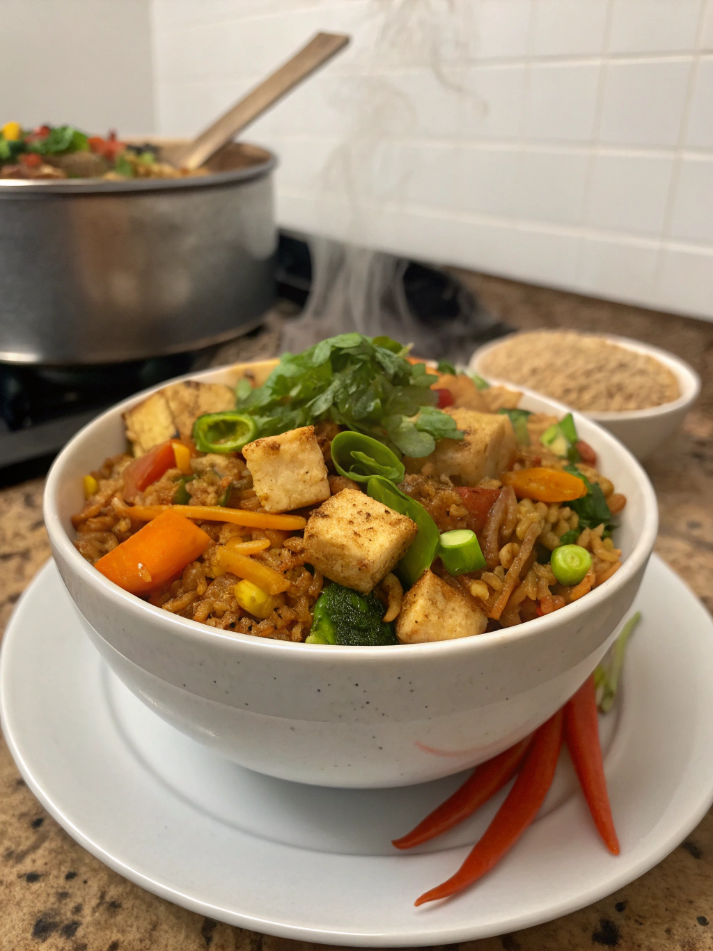 vegan fried rice recipe